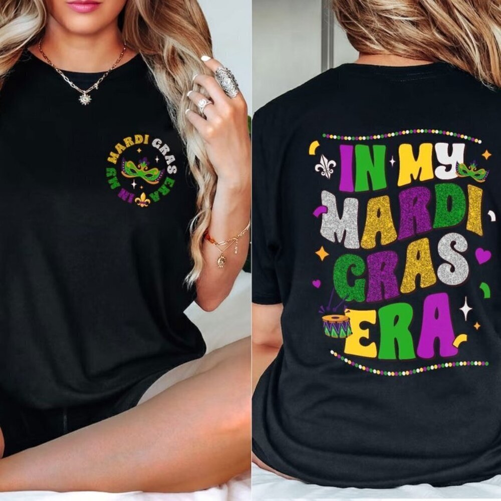 In My Mardi Gras Era Fat Tuesday Carnival Parade Graphic T-Shirt